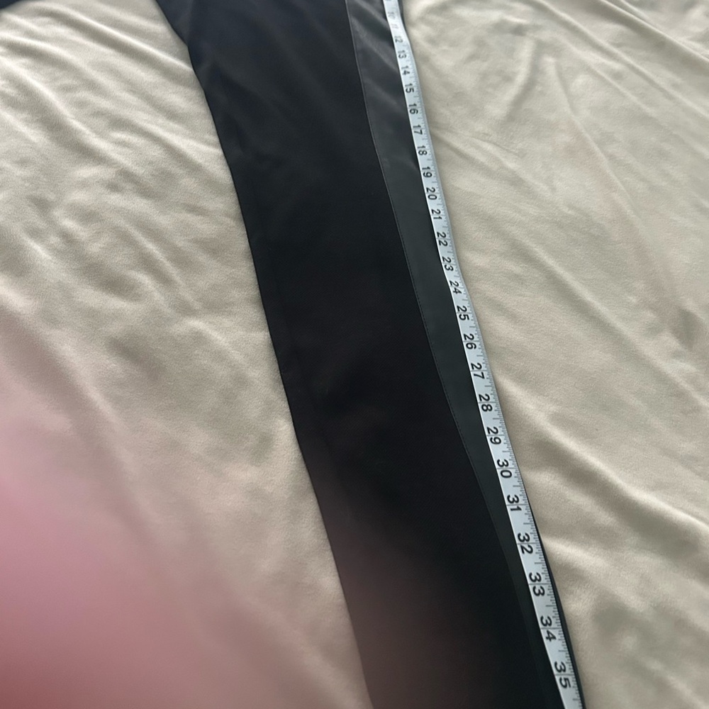 CAbi Black pants with Faux Leather Accents - Picture 4 of 5